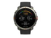 Polar Grit X Pro Titan - Premium Outdoor GPS Sports Watch - Military-Durability,Wrist-Based Heart Rate Monitor,M/L,Black/Red - Titan