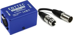 ENTTEC Open DMX USB 512-Ch Non-Isolated DMX Interface and DMX3F5M 3-pin to 5-pin Turnaround