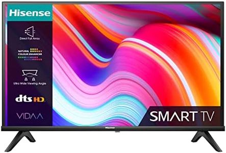 Hisense 32 Inch HD VIDAA Smart TV 32A4KTUK - Natural Enhancer, HDMI, Share to TV, and Youtube, Freeview Play, Netflix and Disney+ (2023 Model), Operating System VIDAA