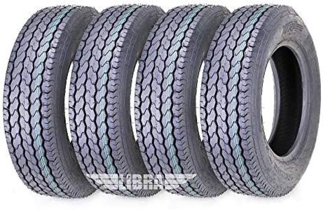 FREE COUNTRY 4 Premium Trailer Tires ST 205/75D15 F78-15 Deep Tread- 11021