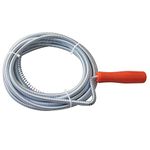 KATSU Drain Cleaner unblocker Auger Flexible Snake Wire 5m x 9mm for Kitchen Sink Plumbing Pipe Cleaning 318709