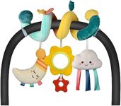 Car Seat Toys Infant Toys 0-3 Months Newborn Toys Stroller Toys Baby Toys 0-3 Months, Baby Toys 0-6 Months for Crib Mobile Bassinet with Rattles Jingle Mirror Teether for 0 3 6 9 12 Boys Girls Babies