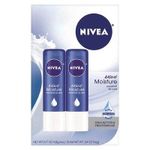 Nivea Original Moisture Lip Balm Dual Pack, 1 Count, Blue