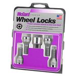 McGard 27169 Chrome Bolt Style Cone Seat Wheel Locks, M12 x 1.25 Thread Size, Set of 4