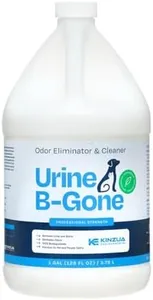 KINZUA ENVIRONMENTAL Urine B-Gone, Professional Enzyme Odor Eliminator & Pet Stain Remover, Human, Cat & Dog Urine Cleaner, Effective on Laundry, Carpets & More, Original Scent, 1 Gallon