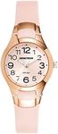 Armitron Sport Women's Quartz Sport Watch with Plastic Strap, Pink, 12 (Model: 25/6418RGP), Light Pink/Rose Gold, Modern