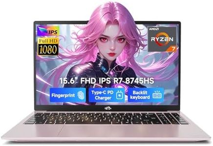 NIMO 15.6" IPS FHD Gaming Laptop, AMD Ryzen 7 8745HS 16GB DDR5 RAM 1TB SSD (8C/16T, up to 4.9GHz) Radeon 780M Graphics Business Computer with 100W Type-C Backlit Keyboard, Fingerprint USB4