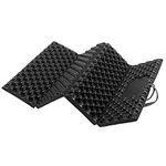 REDCAMP Foam Backpacking Sit Pad, Ultralight Hiking Seat Pad for Outdoor Camping Stadium, Black 1pc