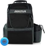 Innova Adventure Pack Disc Golf Backpack 2023 – Holds 25 Discs – Includes Mini, Disc Golf Bag (Grey)