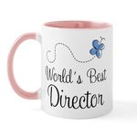 CafePress Best Director Butterfly Mug 11 oz (325 ml) Ceramic Coffee Mug