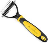 DakPets Cat & Dog Grooming Tool | All-In-One Metal Pet Hair Remover, Undercoat Rake, Dematting Tool, Detangling Comb, Fur Shedding Blade and Grooming Brush | For Medium to Long-Haired Cats and Dogs