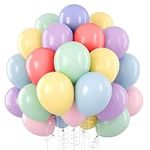 Prextex 150 Pastel Party Balloons 12 Inch 10 Assorted - Bulk Pack of Strong Latex Macaron Balloons for Easter Decorations, Party Decorations, Birthday Parties Supplies - Helium Quality