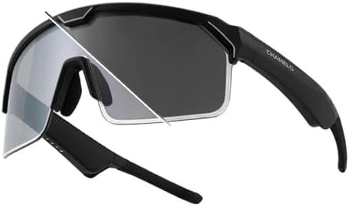 CHAMELO Music Shield Gen 2 Smart Sunglasses – Tint-Adjustable, Open-Ear Audio, UV Protection, Sport Fit
