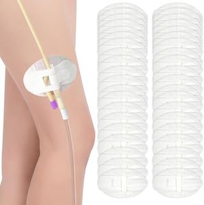 Foley Catheter Stabilization Device, Catheter Urinary Leg Bag Legband Holder Sticker, Adhensive Catheter Leg Strap Hook and Loop,statlock Catheter Holder, Catheter Supplies (40)