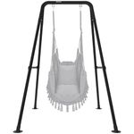 Swing Stand, Hammock Chair Stand Max Load 330lbs, Heavy Duty Hammock Stand,Outdoor or Indoor Hanging Chair Stand only,Hammock Chair not Include