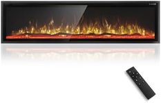 MFSTUDIO 72 Inch Electric Fireplace