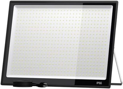 XXBSAZ 500W LED Flood Light 75000LM, Commercial Outdoor Stadium Light, IP66 Waterproof, High Mast Parking Lot Lighting, 5000K Daylight, AC85-277V