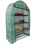 DIVCHI 4 Tier Wide Greenhouse With Frame And Cover Bigger Than Small Greenhouse For The Garden, Roll Up Zip Panel Door For Outdoors, Patio And Backyard