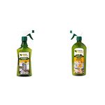 Herbal Strategi Bathroom Cleaner Spray Bottle, 500 mL, Pack Of 1 & Herbal Strategi Just Mop Kitchen Cleaner Spray Made With Lemongrass, Pine Oil & Cedar Wood Oil, 500Ml