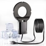 GUEOQTC 3PCS 500 Watt Bird Bath De-Icer with Thermostat, Cast Aluminum Submersible Chicken Water Heater, Heated Bird Bath, Power Cord 9.8 Ft