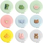 ELANE Tape Measure Package Includes 9 Cartoon Cute Mini Tape Measures for Body, Sewing, Cutting, Weight Loss Measurement(Colorful-Animal)