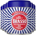 Brasso Metal Polish Wadding, 6 Packs of 75g