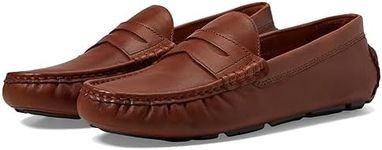 POLO RALPH LAUREN Men's Anders Penny Driving Style Loafer, Brown, 14