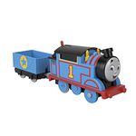 Thomas & Friends Motorized Toy Train Thomas Battery-Powered Engine with Cargo for Preschool Pretend Play Ages 3+ Years, HDY59