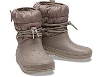 Crocs Women's Classic Neo Puff Luxe Winter Boots Snow, Mushroom, 8