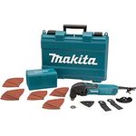 Makita TM3000CX4/2 240V Multi-Tool Kit Complete with Accessories Supplied in A Carry Case