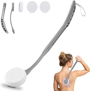 Lotion Applicator for Back, 20.5” Back Lotion Applicator, Back Lotion Applicators for Your Back, Easy Reach and Washable, Back Self Tanner Applicator