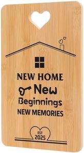 Mayoii Personalised Chopping Board Wooden Laser Engraving Portable New Home Gifts 30x19cm