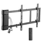 RICOO Motorised Motorized TV Bracket Motor Electric Swivel SE2544 Universal LED Curved QLED QE 4K LCD OLED SUHD Television Rack Remote Control 30" - 47" Inch VESA 400x400 Black