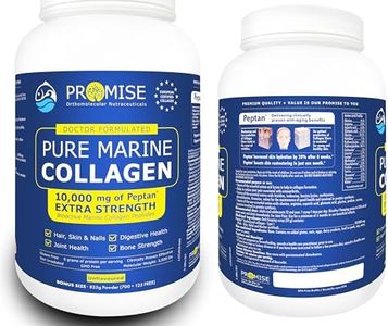 🇨🇦 825gm (29oz) Hydrolyzed Marine Collagen Peptides with 9g of Protein to Support Joints, Hair, Skin and Nails - Unflavored Hydrolyzed Supplement