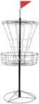 Elevon Disc Golf Targets, 12 Chains Portable Disc Golf Baskets, Metal Flying Disc Golf Practice Goal Baskets, Black