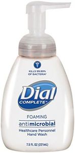 Dial Complete 724692 Healthcare Antimicrobial Foaming Hand Soap with Tabletop Pump 7.5oz Bottle (Pack of 12)