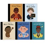 Little People Big Dreams Series 15 Collection Books Set Book 71 To 75 (Michael Jordan, Albert Einstein, Nelson Mandela, Pablo Picasso, Amanda Gorman)