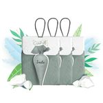 CamPure Camphor Insta Pouch (Bhimseni) Pack Of 3-100% Organic | Air Freshener For Car, Wardrobe, Office Cabin's, Drawers, Travel Bag & Bathroom.