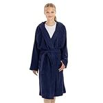 HOMELEVEL Kids Terrycloth Bathrobe 100% Cotton Girls and Boys