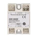 DC Input 3-32V SSR-100DD Solid State Relay Module SSR DC Control Voltage Relay for Home Industrial