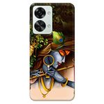 NDCOM for OnePlus Nord 2T 5G Back Cover Lord Krishna with Flute Printed Hard Case