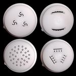 PASTADISC - Pasta Noodle Shape Disc Collections Fit For Philips Avance Pasta & Noodle Maker, Pasta Maker Attachments, 4 in1 Accessory Pasta Shape Disc Set - Bucatini, Fusilli, Potato Gnocchi, Radiator