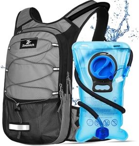 Zounich Mochila de hidratación, Mochila para Correr con Bolsa de Agua de 3 litros, Mochila de Bicicleta para Correr, Esquí, Senderismo, Ciclismo