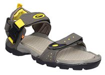 Sparx mens SS 502 | Latest, Daily Use, Stylish Floaters | Yellow Sport Sandal - 9 UK (SS 502)