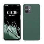 kwmobile Case Compatible with Motorola Moto G14 Case - TPU Silicone Phone Cover with Soft Finish - Forest Green