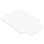 HOMEK Office Chair Mat for Low Pile Carpet, 30” x 48” Transparent Office Desk Chair Mat for Carpeted Floors, Studded Carpet Chair Mat for Home & Offices