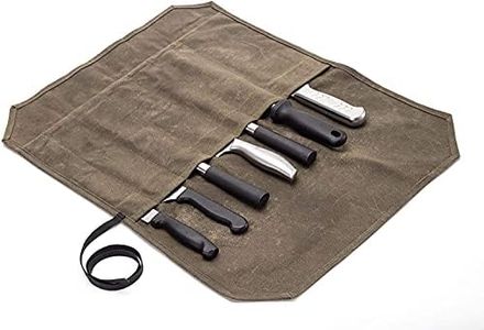 QEES Sacoche Couteaux De Cuisine Trousse de Couteaux Vide Etui À Couteaux (Sac sans Couteaux)