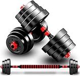 10KG/20KG/40KG Adjustable Weights Fitness Dumbbell Set for Men/Women,Arm Hand Weight Barbell for Bodybuilding Exercise Strength Training Home Gym Equipment ZANBEEL (40KG)