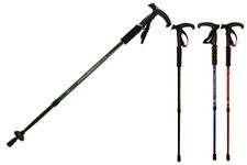 Out There! 2 Section Aluminium Telescopic Anti-Shock Trekking Stick - Assorted Colours