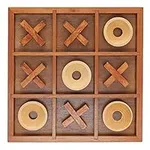 WE Games Tic-tac-Toe Wooden Board G